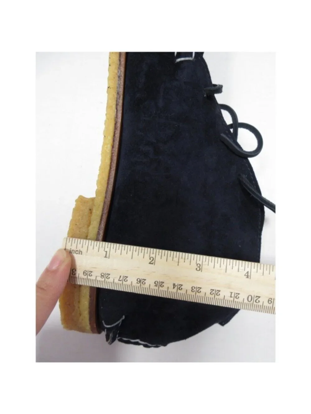 Quoddy Boots 11 D Navy Wabanaki Suede Handbuilt Leather Crepe Sole NEW